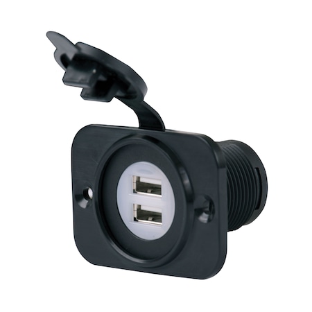 Marinco 12VDUSB Sealink Deluxe Dual USB Charger Receptacle